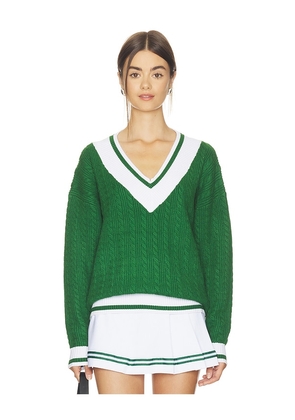 BEACH RIOT Montana Sweater in Green. Size XS. Also in S, M, L.
