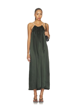 Bondi Born Como Tie-neck Maxi Dress in Green. Size 0. Also in 1, 2, 3, 4.