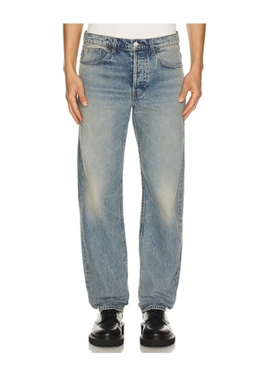 FRAME The Straight Jean in Blue. Size 30. Also in 31, 32, 34, 36.