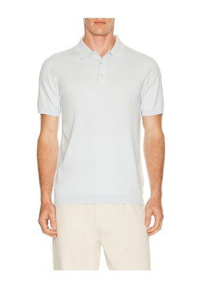 J.Lindeberg Ridge Knitted Polo in White. Size S. Also in M, L, XL/1X.