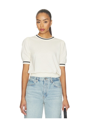 FRAME The Gathered Sweater in Cream. Size XS. Also in S, M, L.