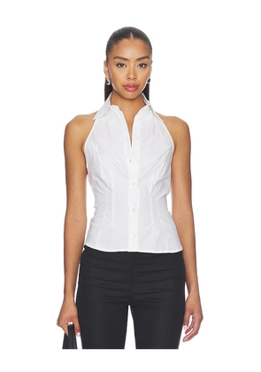 Favorite Daughter The Behind The Bow Top in White. Size XS. Also in S, M, L, XL.