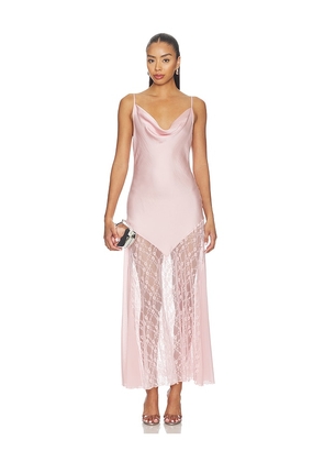 Free People X Intimately Everything Soiree Maxi Slip Dress in Pink. Size XS. Also in S, M, L, XL.
