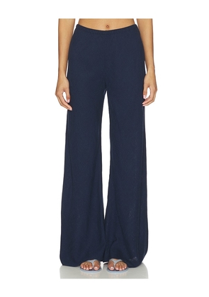 La Ligne Linen Colby Pant in Navy. Size S. Also in XXS, XS, M, L, XL.