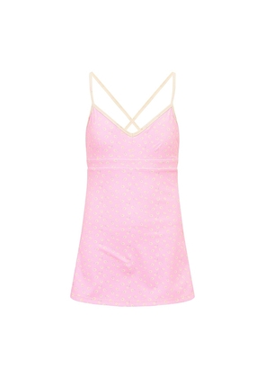 LoveShackFancy Tween Lashinda Dress in Pink. Size S. Also in M, L, XL/1X, XXL/2X.