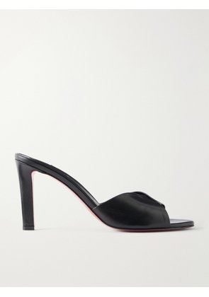 Christian Louboutin - Fanny 85 Leather Mules - Black - IT36,IT36.5,IT37,IT37.5,IT38,IT38.5,IT39,IT39.5,IT40,IT40.5,IT41,IT41.5,IT42