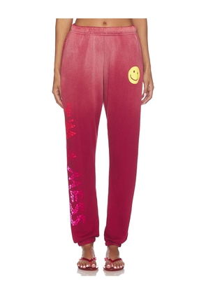 Lauren Moshi Chantria Sweatpant in Red. Size XS. Also in S, M.