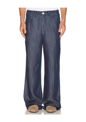 KROST Elliot Denim Trouser in Blue. Size S. Also in L, M, XL/1X.