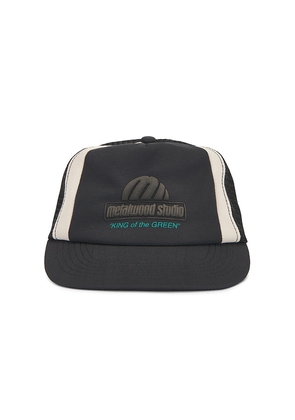 Metalwood Studio King Of The Greens Trucker Hat in Grey.