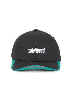 Metalwood Studio Number One Dad Hat in Black.
