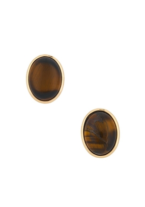 Lovers and Friends Elarah Earrings in Brown.