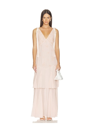 LPA Marisel Maxi Dress in Pink. Size XXS. Also in L, M, S, XL, XS.