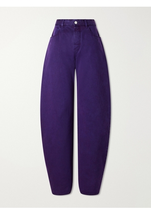 Alaïa - Mid-rise Wide-leg Jeans - Purple - FR 34,FR 36,FR 38,FR 40,FR 42,FR 44,FR 46