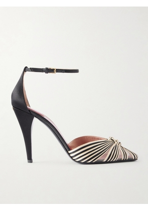 Valentino Garavani - Annine 100 Satin Pumps - Neutrals - IT35,IT36,IT37,IT37.5,IT38,IT38.5,IT39,IT39.5,IT40,IT40.5,IT41