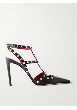 Valentino Garavani - Rockstud Patent-leather Pumps - Black - IT36,IT36.5,IT37,IT37.5,IT38,IT38.5,IT39,IT39.5,IT40,IT40.5,IT41,IT41.5,IT42