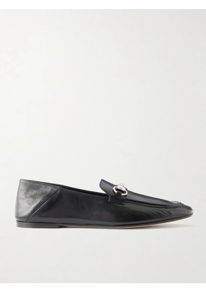 Gucci - Jordaan Horsebit-detailed Leather Loafers - Black - IT36,IT36.5,IT37,IT37.5,IT38,IT38.5,IT39,IT39.5,IT40,IT40.5,IT41,IT41.5