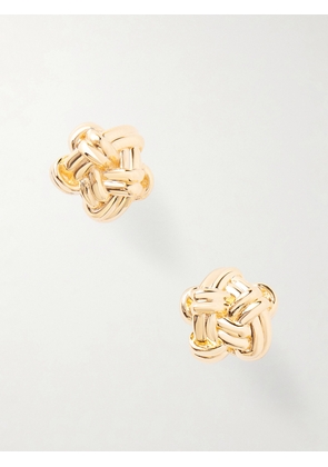 Bottega Veneta - Knot-shaped Gold And Sterling Silver Earrings - One size
