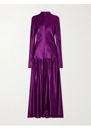 FFORME - Mila Satin Maxi Dress - Purple - IT38,IT40,IT42,IT44,IT46