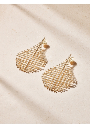 Fernando Jorge - Disco Medium 18-karat Rose Gold Diamond Earrings - One size