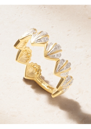 Yvonne Léon - 18-karat Gold Diamond Ring - 5,6,7