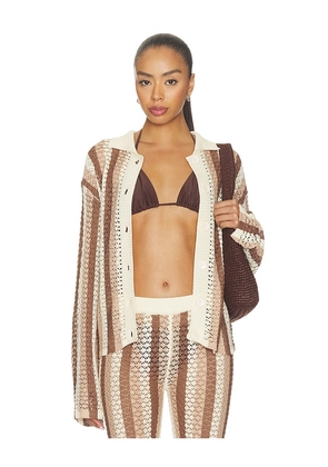 superdown Francie Crochet Cardigan in Multi. Size XS. Also in S, M, L.