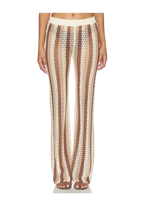 superdown Francie Crochet Pant in Multi. Size XS. Also in S, M, L.