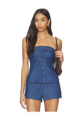 SOVERE Quinn Bodice in Blue. Size S. Also in XS, M, L.