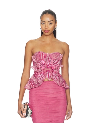 PatBO Amelia Embroidery Top in Pink. Size 0. Also in 2, 4, 6.