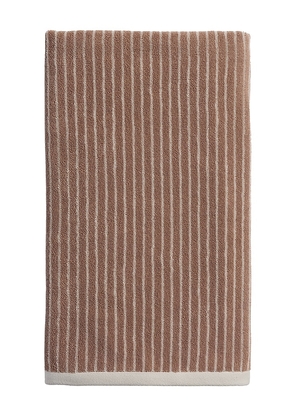 Parachute Pinstripe Bath Towel in Red.