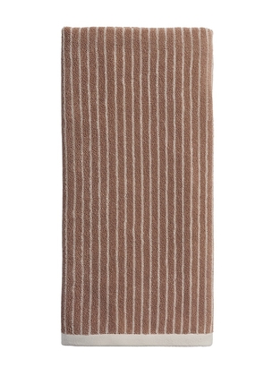 Parachute Pinstripe Hand Towel in Red.