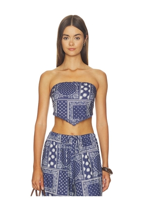 Sister NY Indio Top in Navy. Size S. Also in XS, M, L, XL.