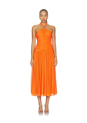 Ronny Kobo Wrenley Dress in Orange. Size XS. Also in L, M, S.