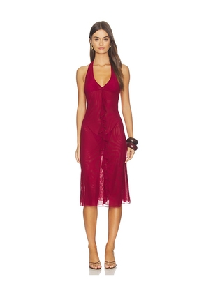 Tiger Mist Ash Dress in Red. Size S. Also in L, M, XL, XS.