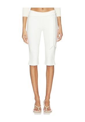 Tiger Mist Pilar Capri in Cream. Size S. Also in M, L.
