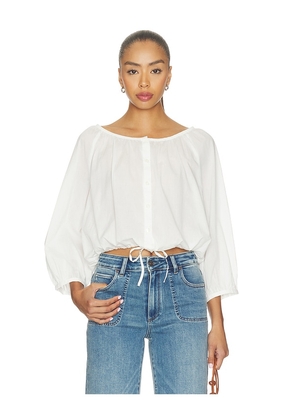 PAIGE Kinzie Top in White. Size XXS. Also in XS, S, M, L, XL.