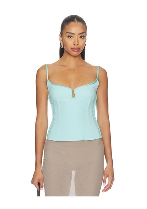 Paris Georgia Marlo Singlet in Baby Blue. Size XS. Also in S, M, L.