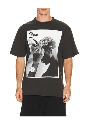 Philcos Tupac Photo Tee in Black. Size S. Also in M, L, XL/1X.