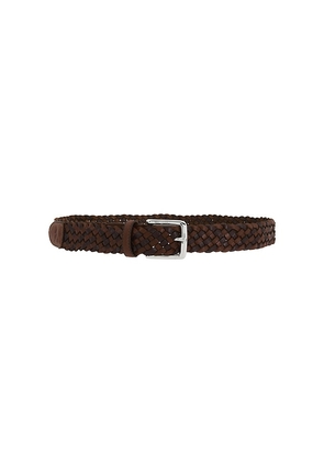 Polo Ralph Lauren Westend Braided Belt in Brown. Size 34. Also in 36, 38, 42.