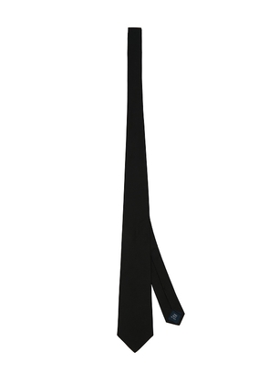 Polo Ralph Lauren Silk English Repp Solid Neck Tie in Black.