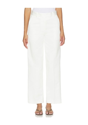 RENGGLI Chino Pant in White. Size 0. Also in 10, 12, 2, 4, 6, 8.