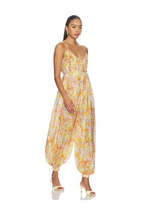 Zimmermann Solstice Jumpsuit in Yellow. Size 0/XS. Also in 1/S, 2/M, 3/L, 4/XL.