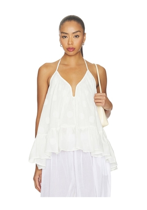 Zimmermann Solstice Top in Ivory. Size 0/XS. Also in 1/S, 2/M, 3/L, 4/XL.