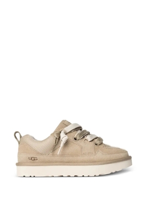 UGG logo-debossed panelled sneakers - Neutrals