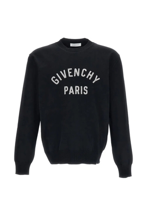 Givenchy beaded logo-print sweater - Black