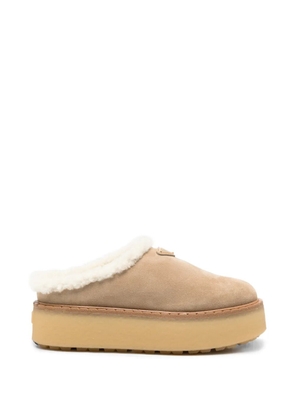 Prada platform sandals - Neutrals