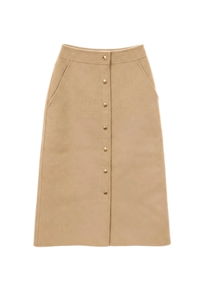 Louis Vuitton Pre-Owned 2010 Monogram midi skirt - Neutrals