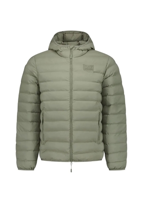 Ea7 Emporio Armani hooded quilted jacket - Green