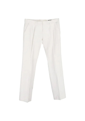 Balenciaga Pre-Owned cotton trousers - White
