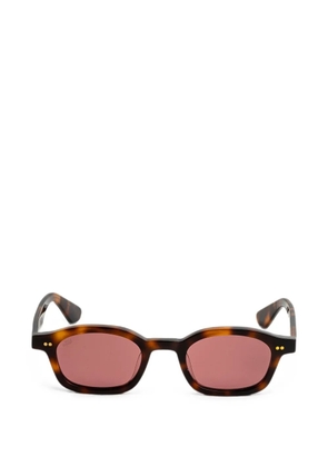 akila Ceres geometric-frame sunglasses - Brown