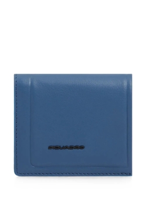 PIQUADRO vertical trifold wallet - Blue
